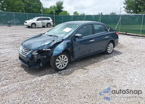 2015 Nissan Sentra Fe+ S/S/Sl/Sr/Sv from USA, damaged, VIN 3N1AB7AP2FY270075